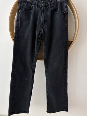 Levi's 505 Women's Black Straight-Leg Jeans